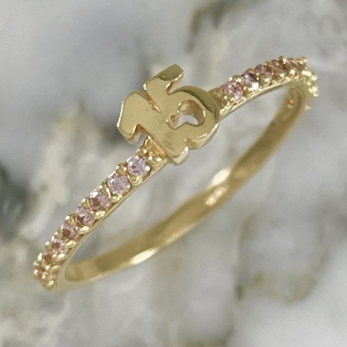 Anillo Banda Radiante Quinceañera