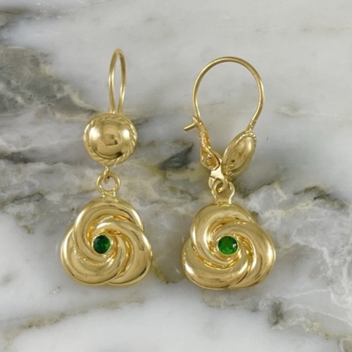 Twisted Circle Terama Earring