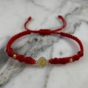 Encapsulated Saint Michael Shield Bracelet 3MMx2