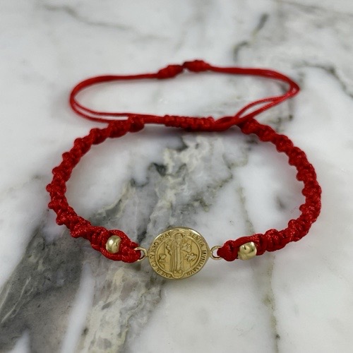 Saint Benedict Spiral Bracelet 4MMx2