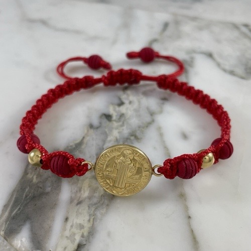 lassic Saint Benedict Guard Bracelet 5MMx2