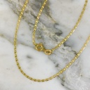 Cadena Plana Brillante 1MM 40 Cm