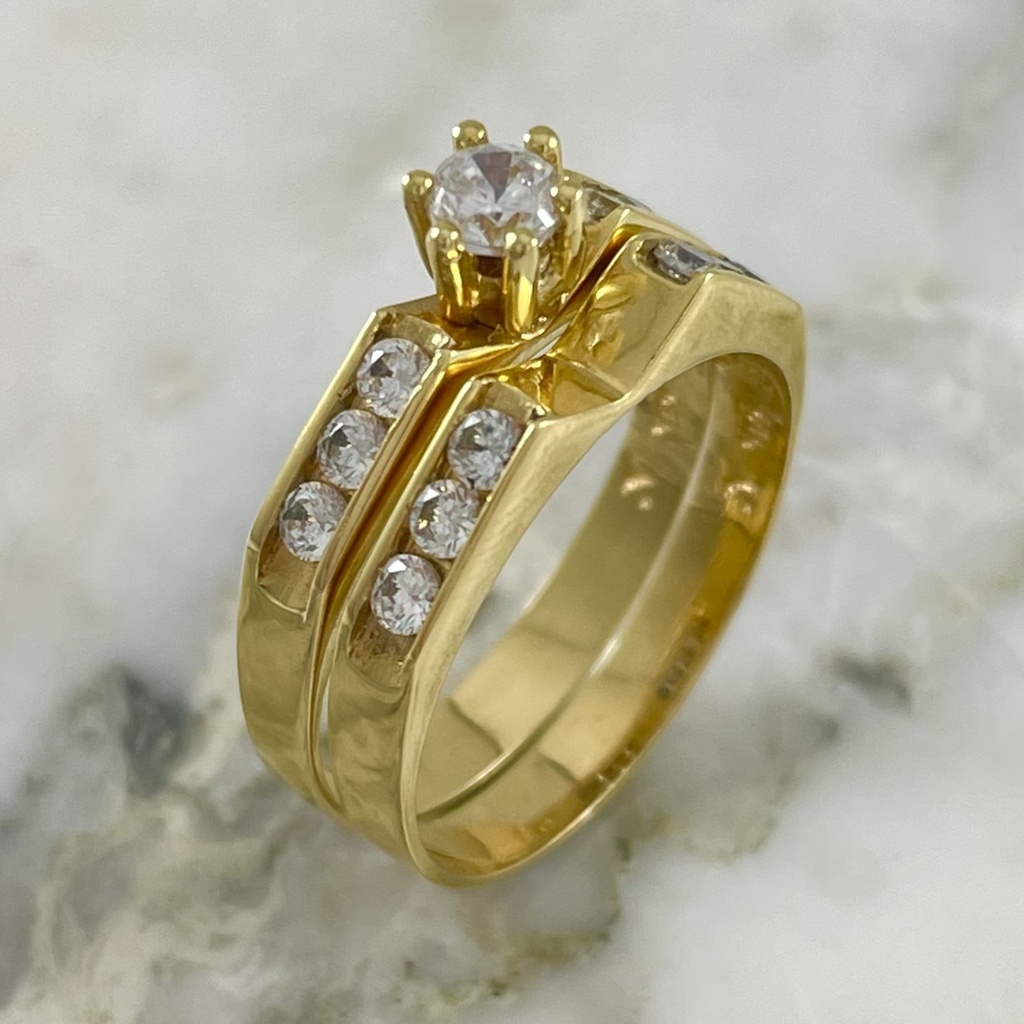 Argollas Matrimonio Argolla Y Pisargolla En Oro Pisargolla Zig Zag