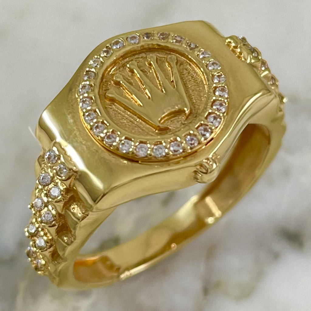 Anillo De Oro Hombre Rolex Anillo Rolex Joyería Londres