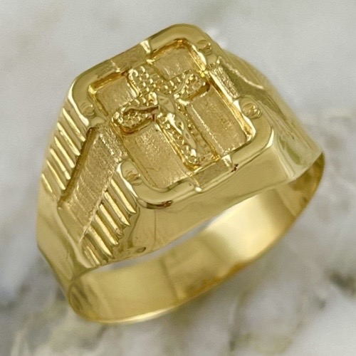 Anillo Cristo Mateado