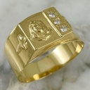 Anillo Sagrado Rostro Brillante