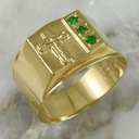 Anillo Cristo Brillante