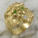 Anillo Leon Mateado
